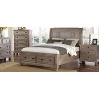 Allegra Storage Bed in Pewter by New Classic Home Furnishings