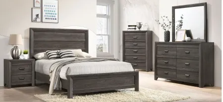 Adelaide Bed in Gray by Crown Mark