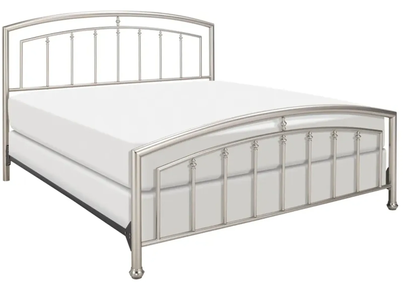 Harlow Bed in silver by Hillsdale Furniture