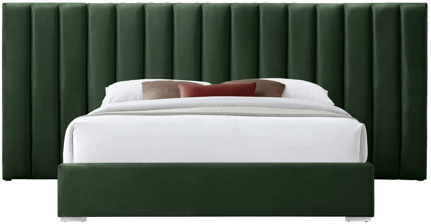 Pablo King Bed in Green by Meridian Furniture