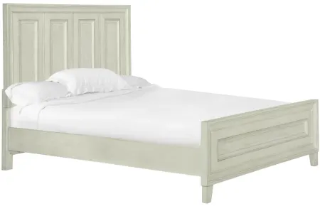 Raelynn Panel Bed in Weathered White by Magnussen Home