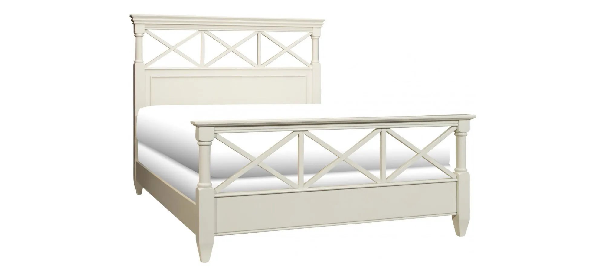 Retreat Panel Bed in Ivory by Magnussen Home