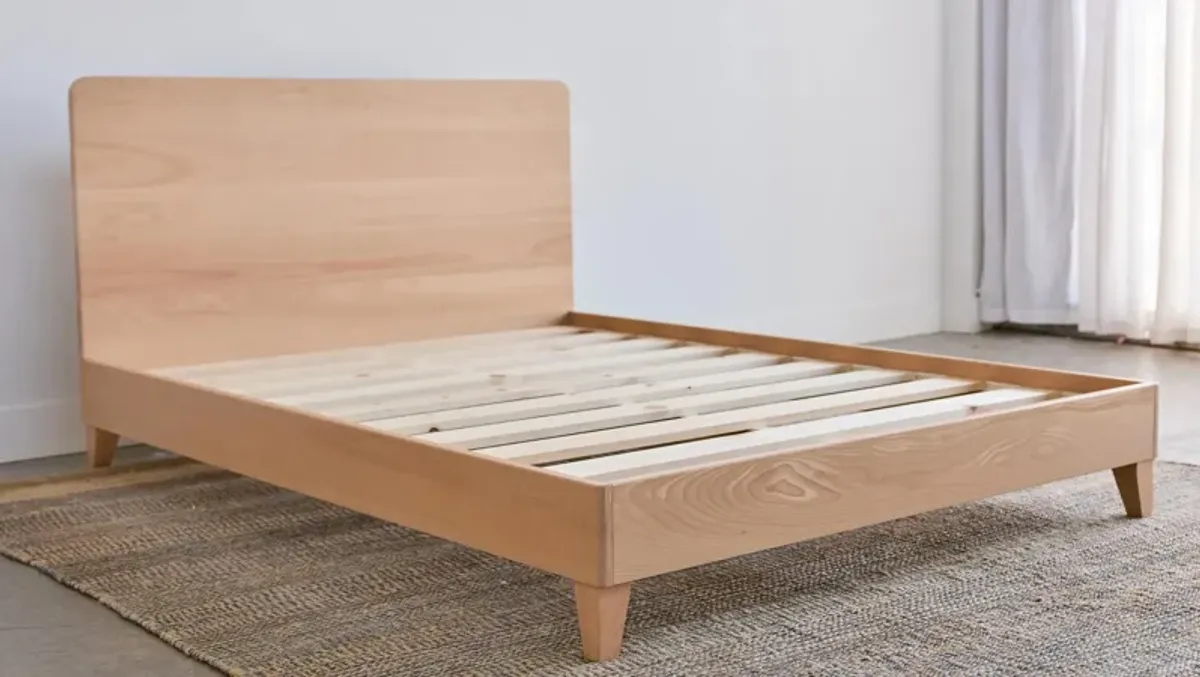 Avocado City Bed Platform Base w/ Headboard