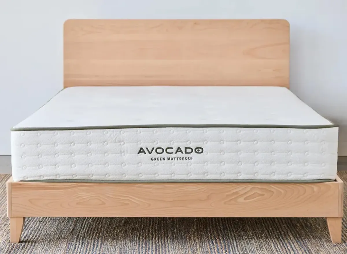 Avocado City Bed Platform Base w/ Headboard