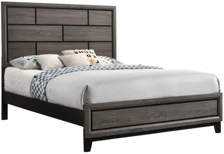 Akerson Full Panel Bed in Dark Gray by Crown Mark
