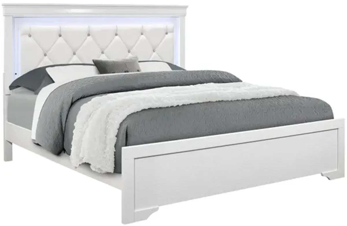 Pompei Bed w/ LED Light