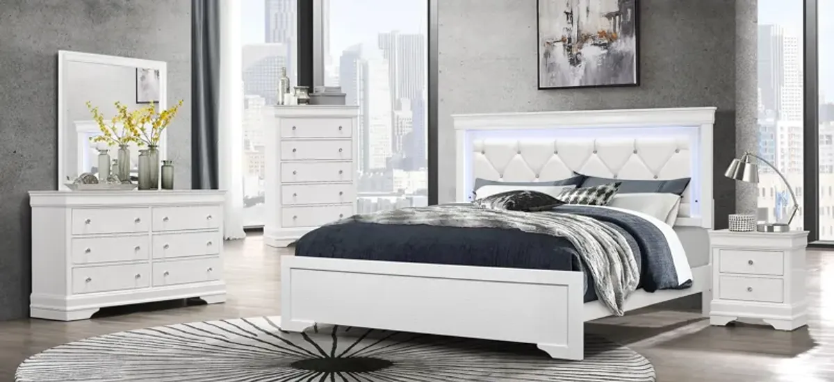 Pompei Bed w/ LED Light