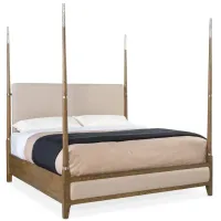 Chapman Four Poster Bed in Medium Wood by Hooker Furniture
