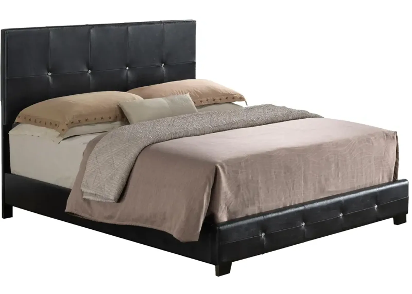 Nicole Bed in Black by Glory Furniture