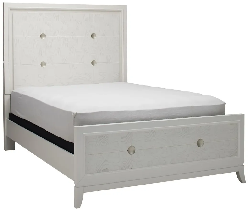 Giovanna Bed in White by Samuel Lawrence