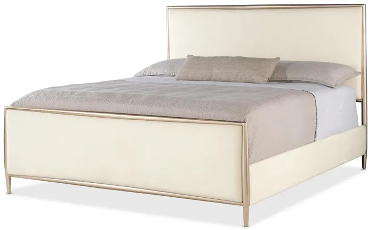 Westwood Upholstered Metal Bed