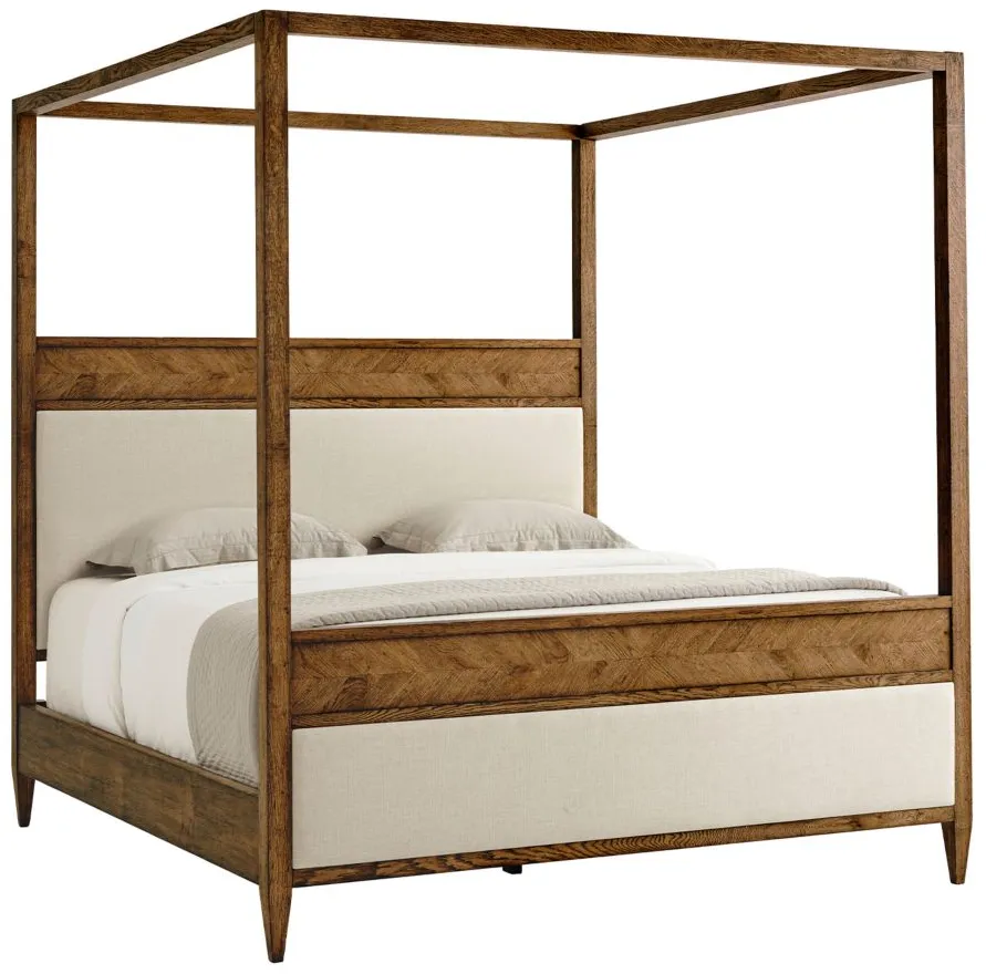 Nova Canopy Bed in Dusk by Theodore Alexander