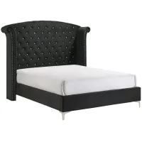 Lucinda King Bed in Black 2882 by Crown Mark