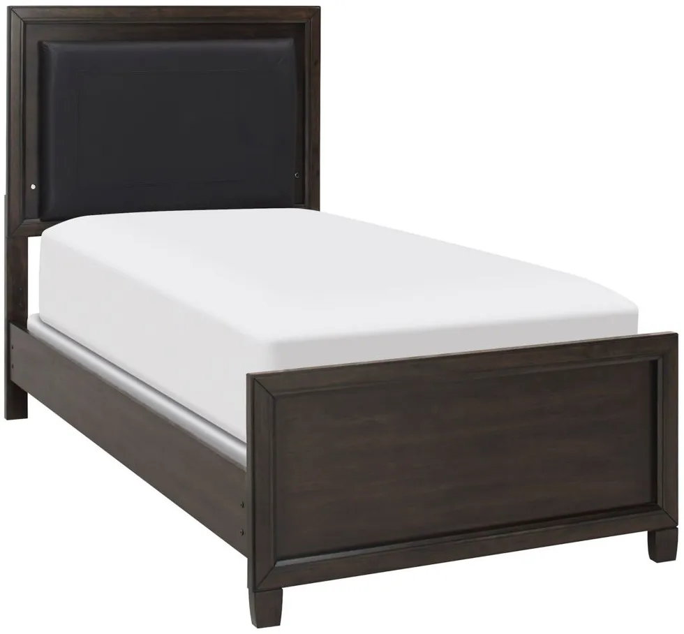 Kade Full Bed in Charcoal Gray by Hillsdale Furniture