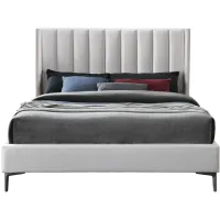 Nadia King Bed in Gray by Meridian Furniture