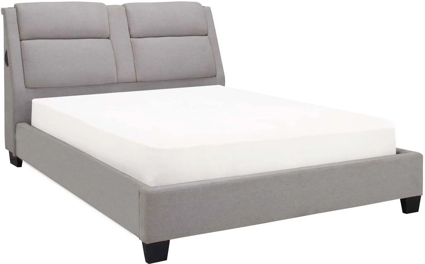 Santino Power Bed in Gray by Bellanest