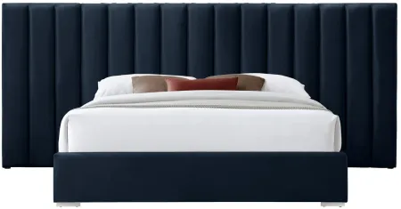 Pablo King Bed in Gray by Meridian Furniture