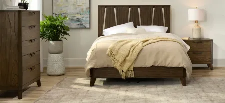 Carlsbad Bed in Chestnut by Bellanest