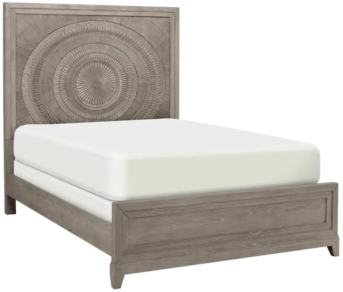 Montara Bed in Washed Taupe Silver Champagne by Liberty Furniture