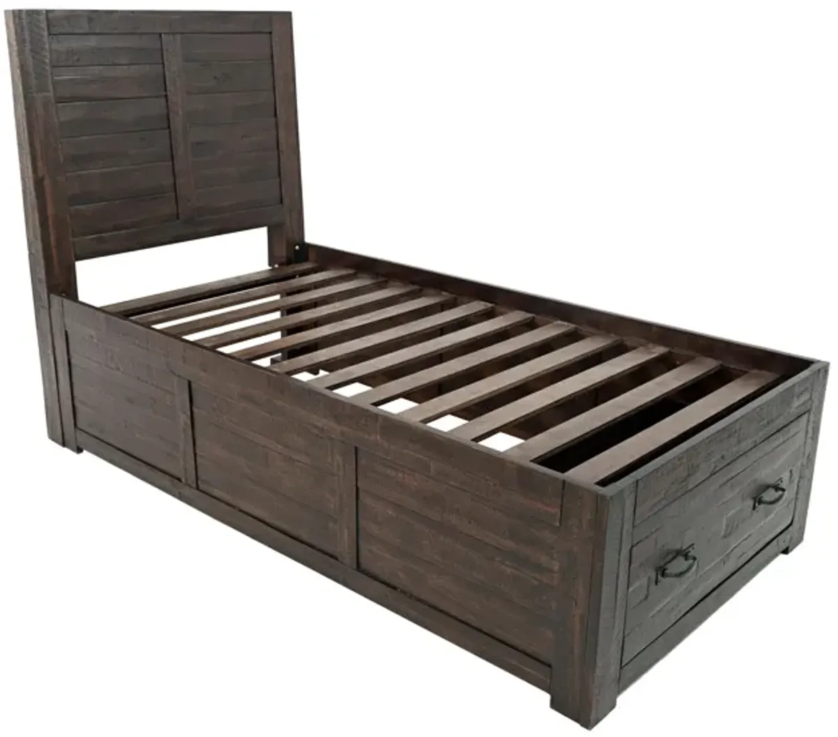 Jackson Lodge Storage Bed in Deep Chocolate by Jofran