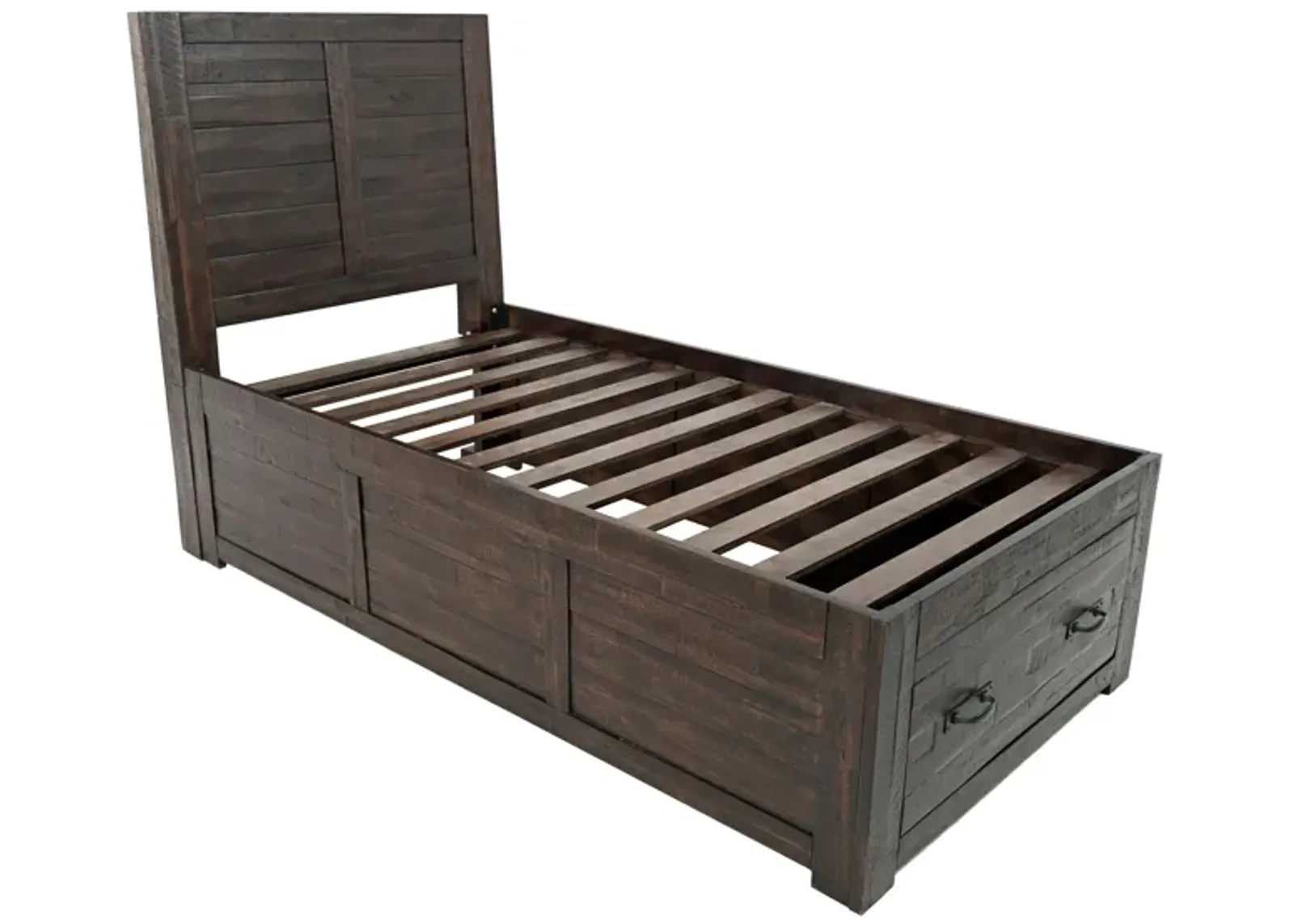 Jackson Lodge Storage Bed in Deep Chocolate by Jofran