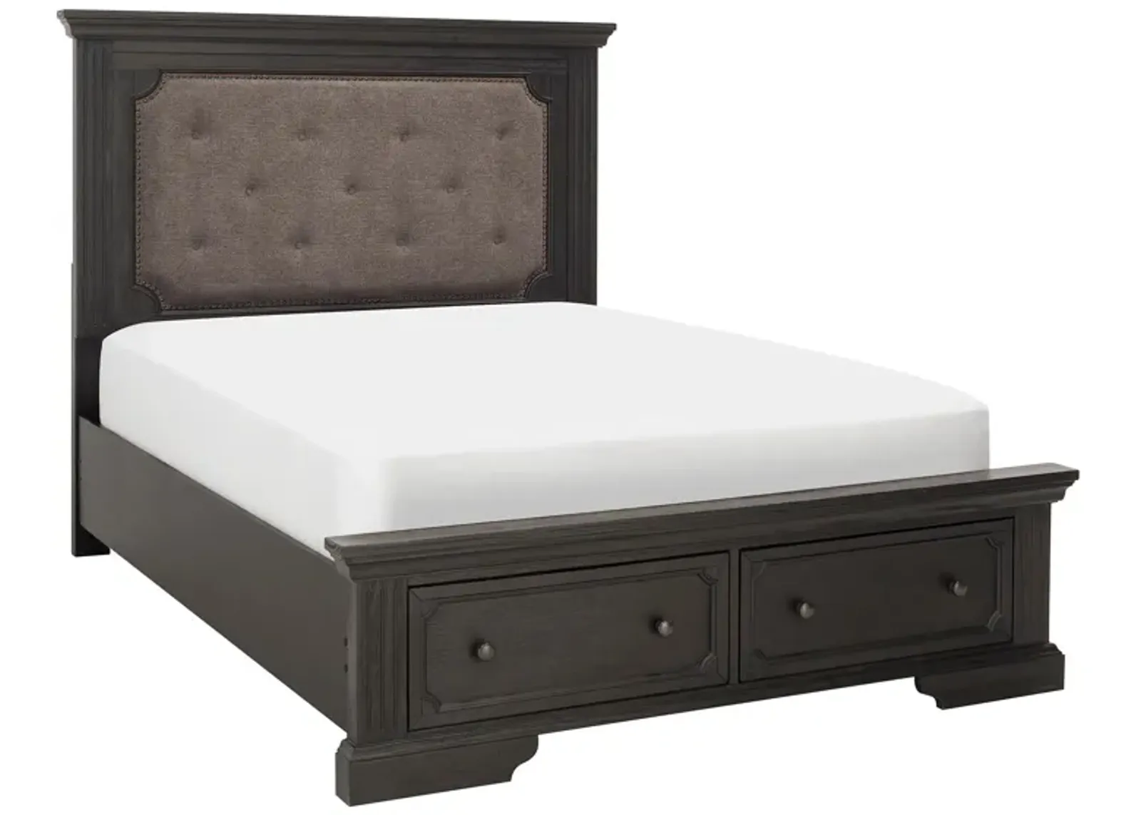 Brunswick Storage Bed in Charcoal by Bellanest