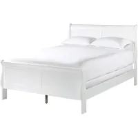Edina Bed in White by Homelegance