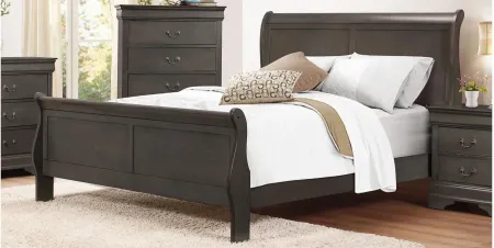 Edina Bed in Gray by Homelegance