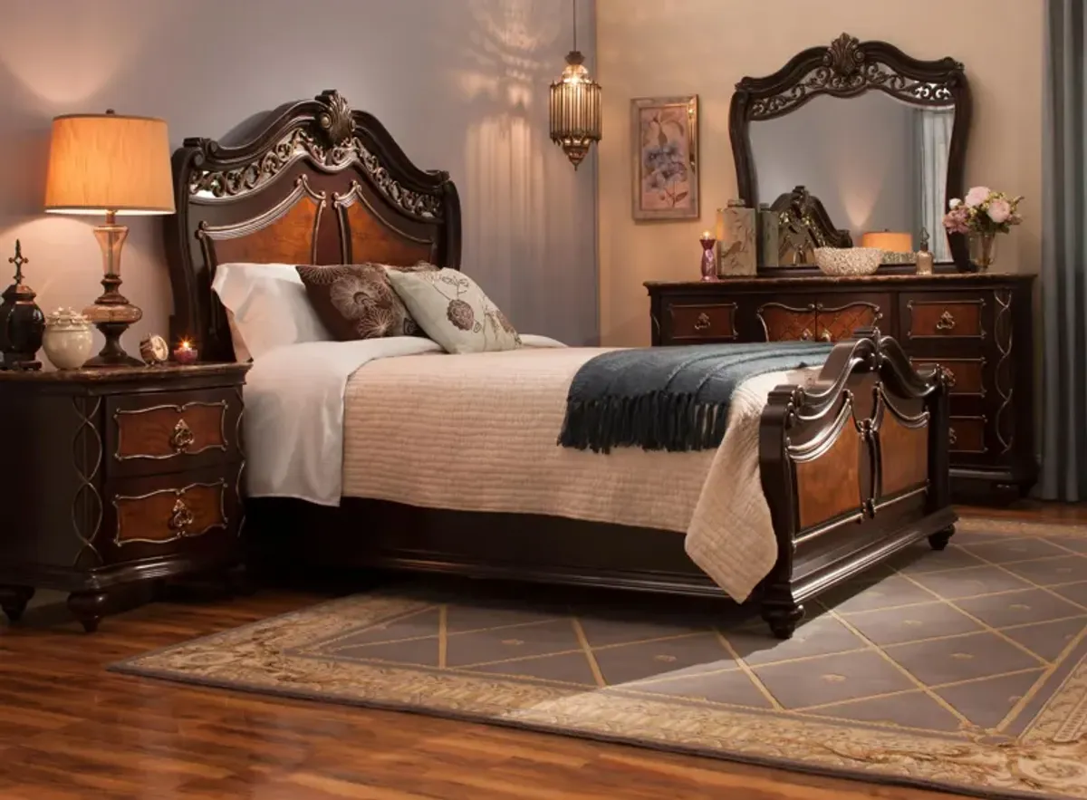 Palazzo 4-pc. Bedroom Set in Mocha by Najarian