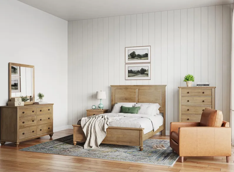 Millcroft 4-pc. Queen Bedroom Set in Aged Wheat by Durham Furniture