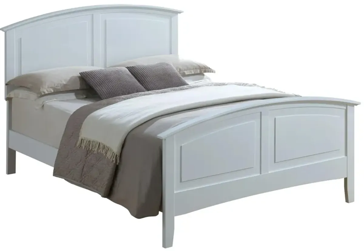 Hammond Panel Bed in White by Glory Furniture