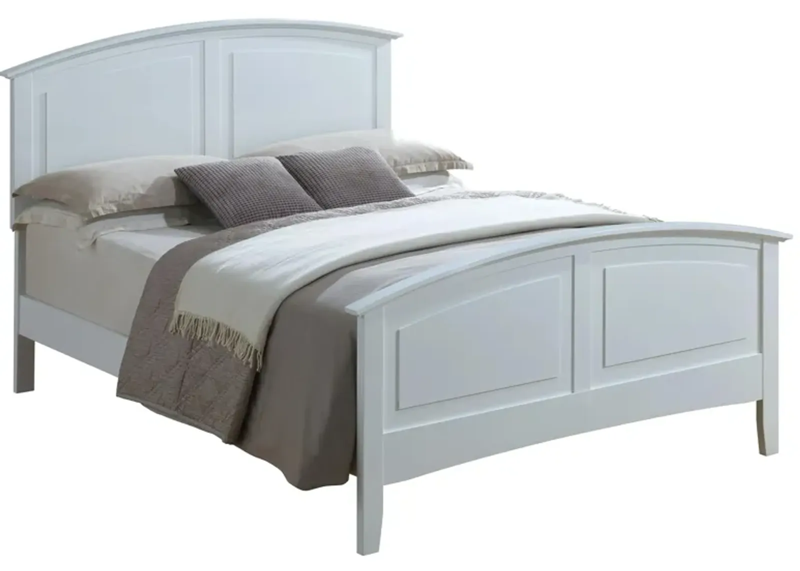 Hammond Panel Bed in White by Glory Furniture