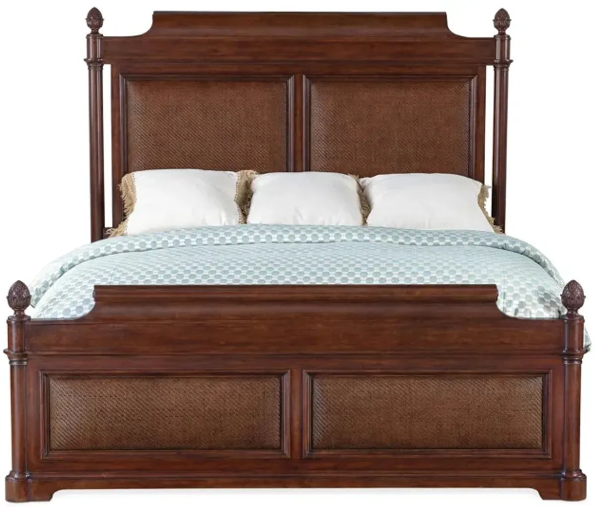 Charleston Cal King Panel Bed in Maraschino Cherry by Hooker Furniture