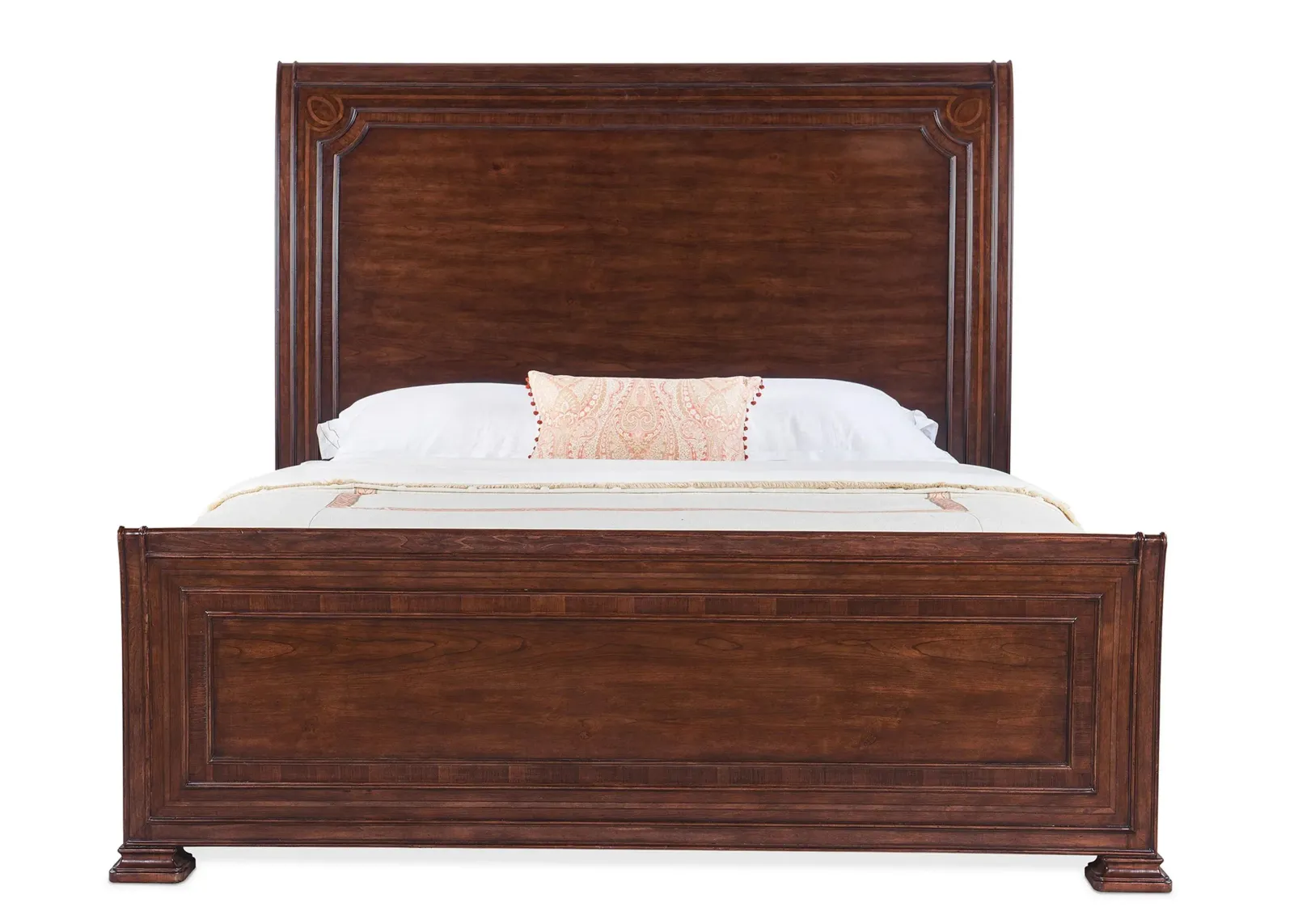 Charleston Cal King Sleigh Bed in Maraschino Cherry by Hooker Furniture