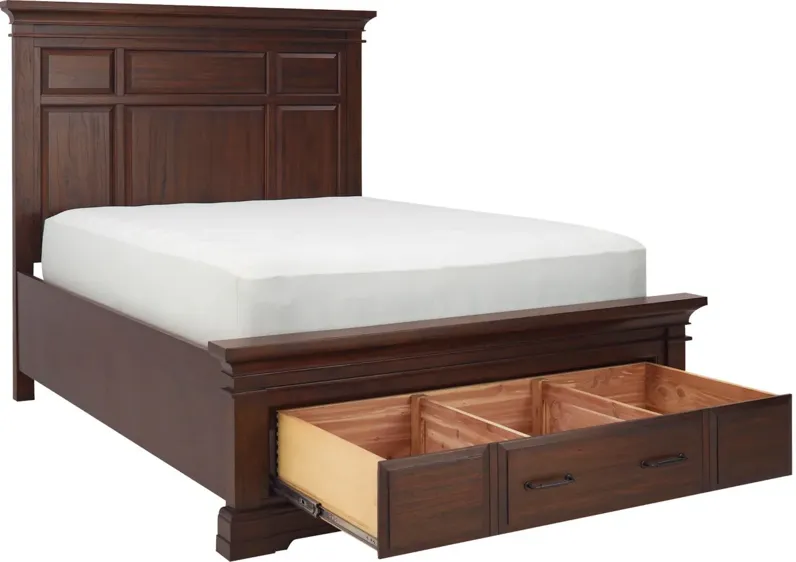 Richmond Platform Storage Bed in Mahogany by Napa Furniture Design