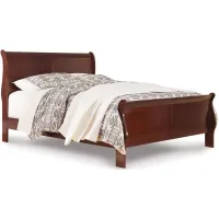 Alisdair California King Sleigh Bed in Dark Brown by Ashley Furniture