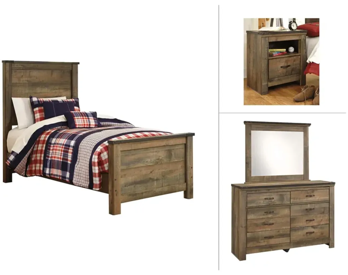 Braydon 4-pc. Bedroom Set in Brown by Ashley Furniture