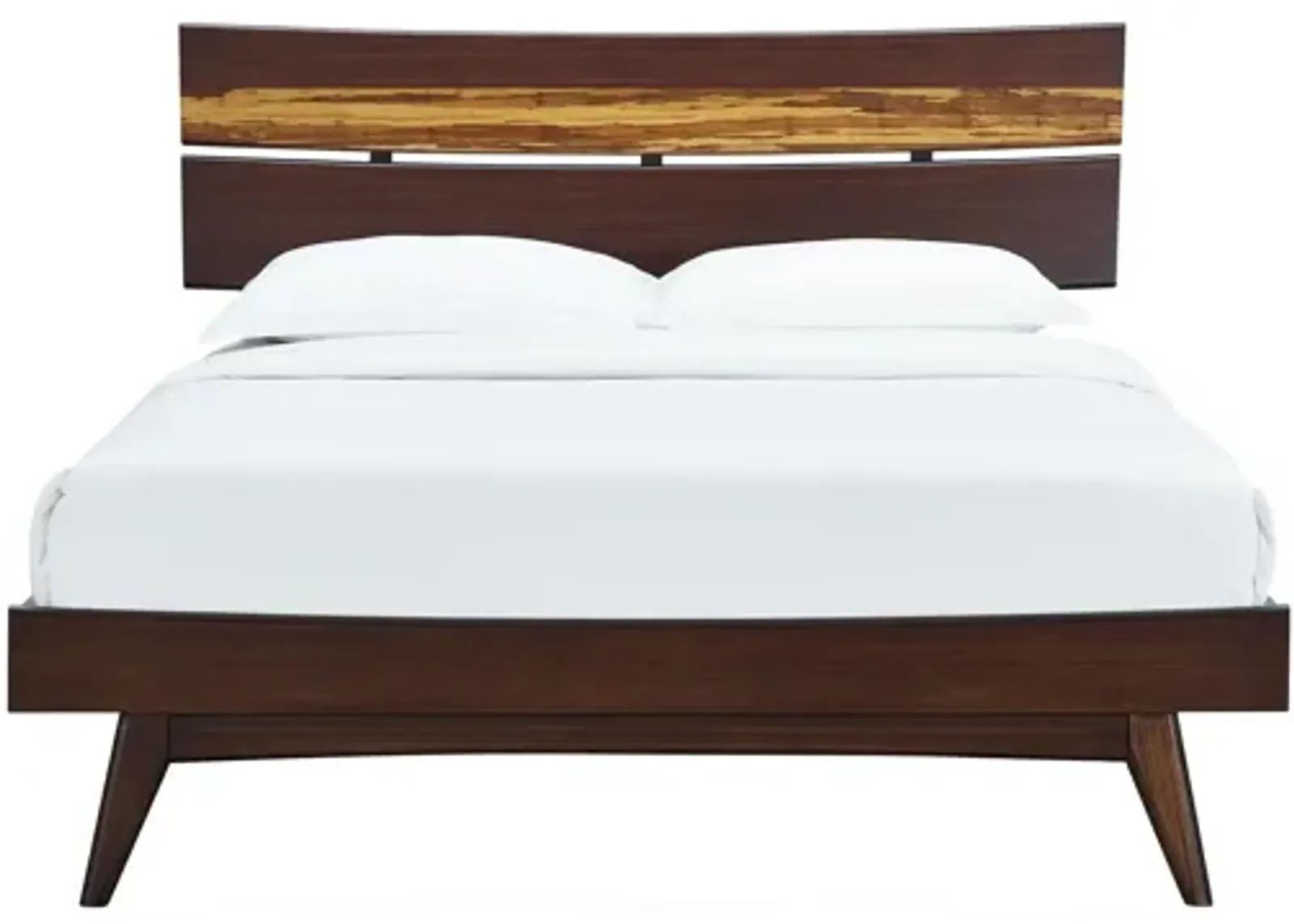 Azara California King Platform Bed in Sable by Greenington