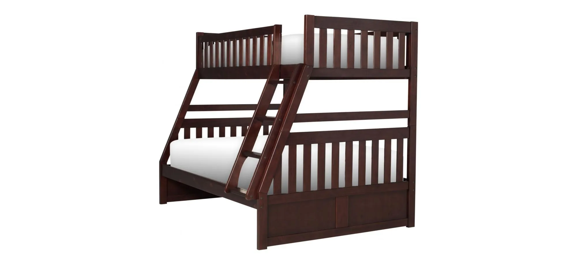 Belisar Twin-Over-Full Bunk Bed in Cherry by Bellanest