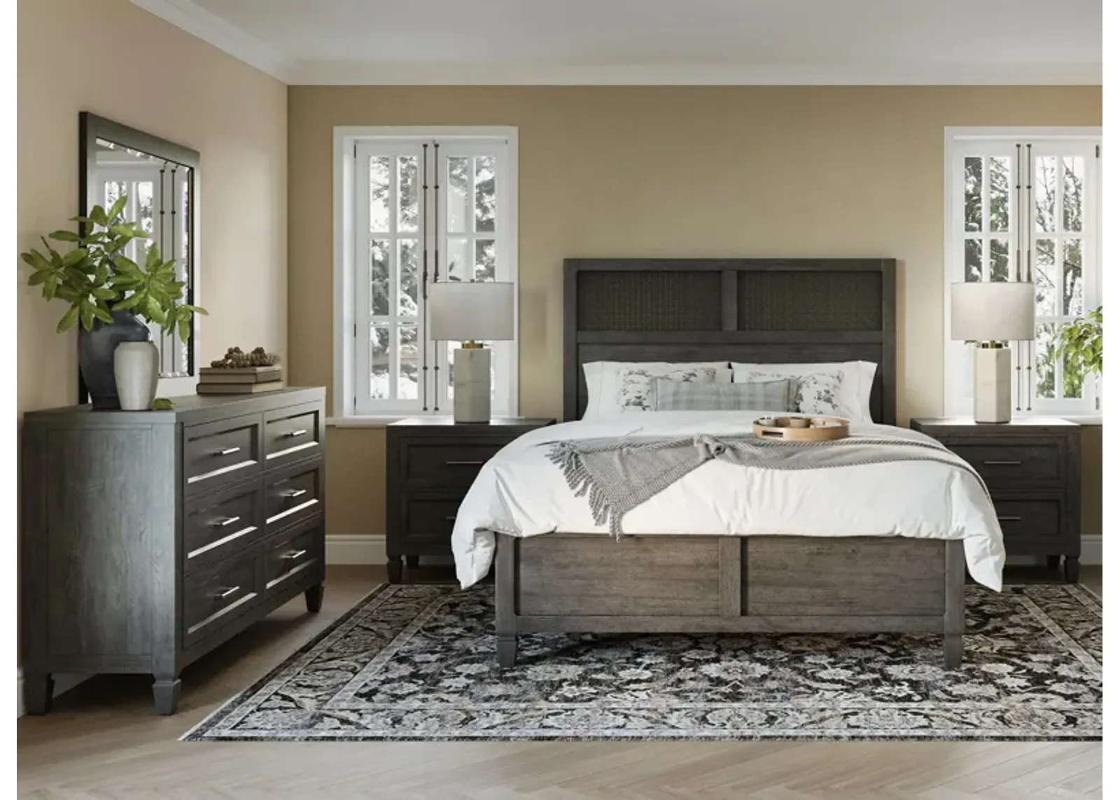 Dutton 4-pc. Bedroom Set in Blackstone by Liberty Furniture