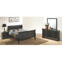 Rossie 4-pc. Bedroom Set in Black by Glory Furniture