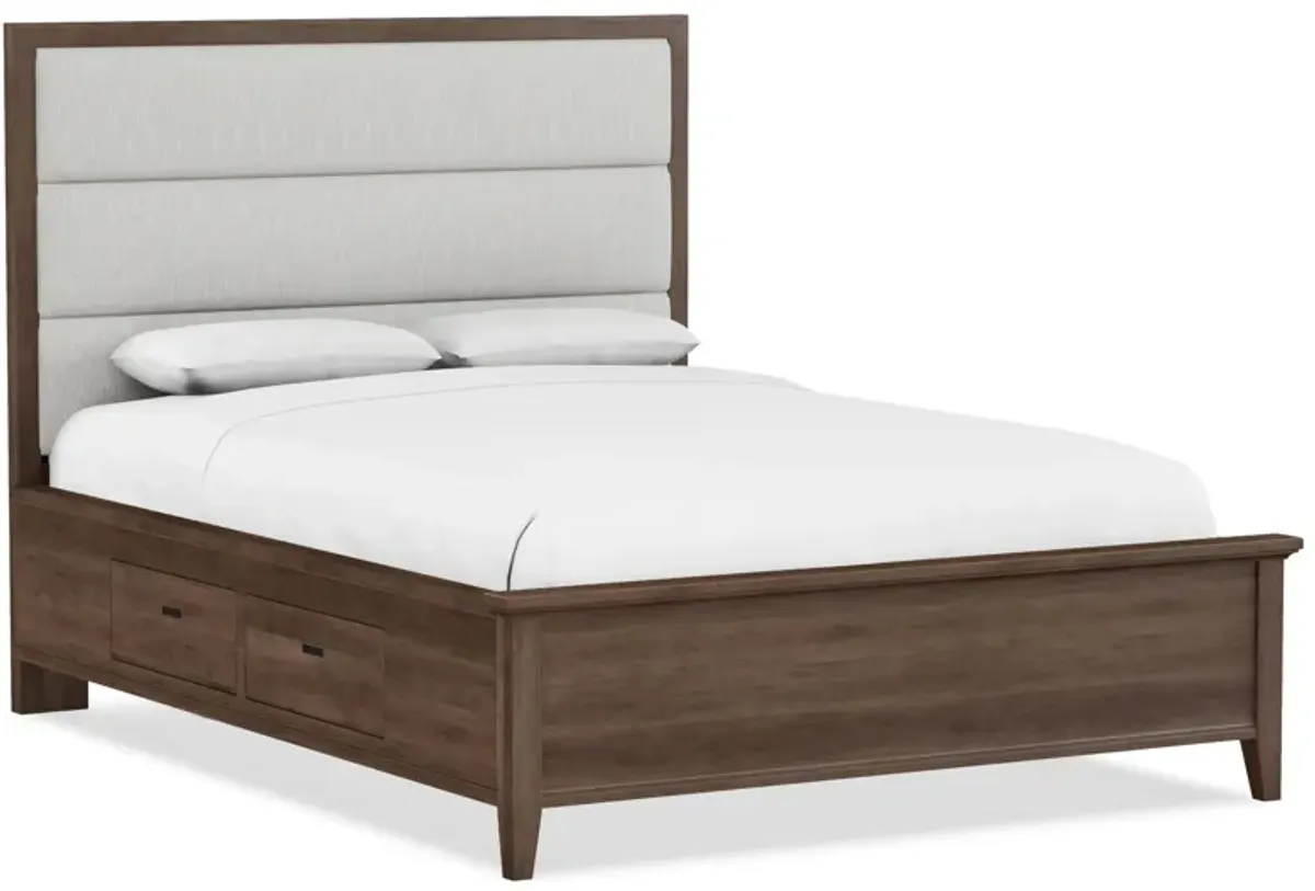 Urbane Queen Bed in Contempo Brown by Durham Furniture