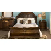Wilshire 4-pc. Bedroom Set in Brown / Cherry by Davis Intl.