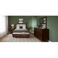Lindsay 4-pc. Bedroom Set in Brown by Najarian