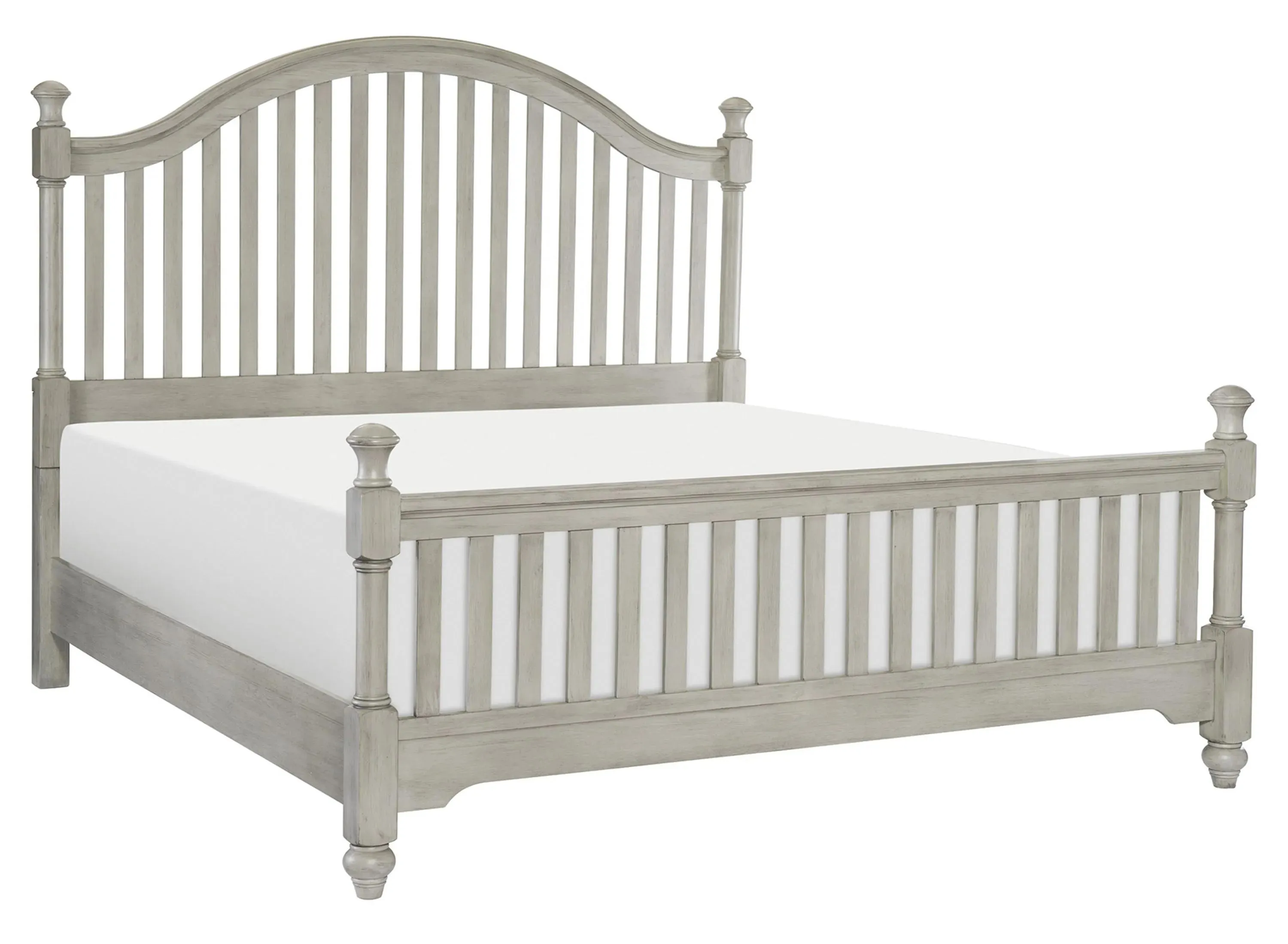 Cordelia Eastern Bed in Light Gray by Homelegance