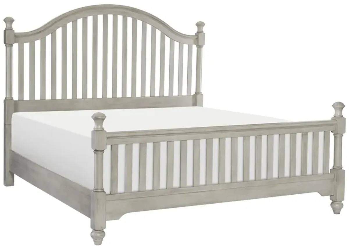 Cordelia Eastern Bed in Light Gray by Homelegance