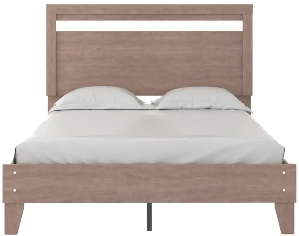 Flannia Panel Bed in Gray by Ashley Express