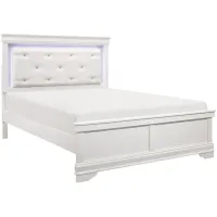 Whiting Upholstered Bed in White by Homelegance