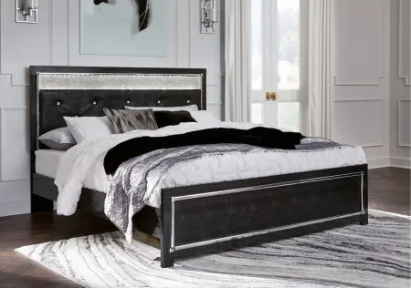 Kaydell King Panel Bed in Black by Ashley Furniture