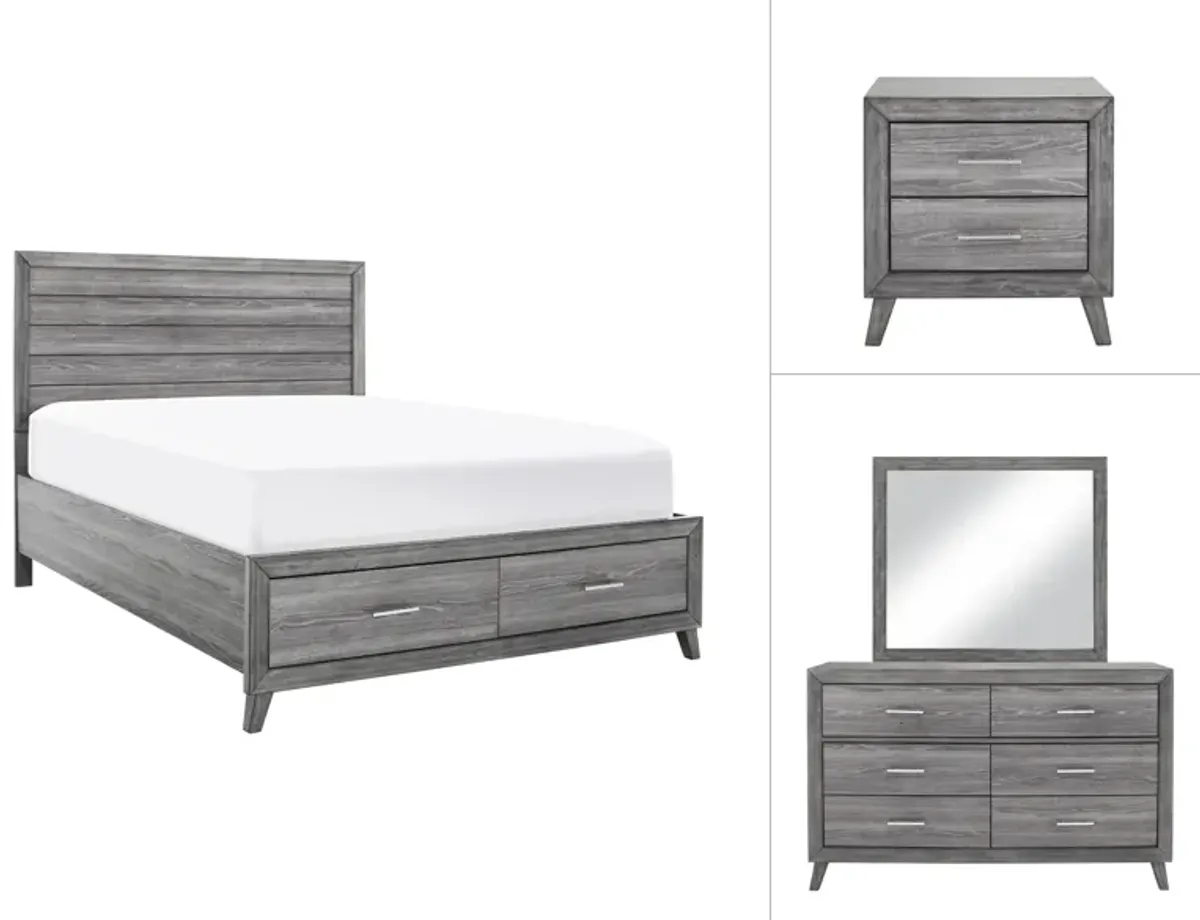 Tobyn 4-pc. Platform Bedroom Set w/ Storage Bed